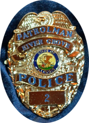 Patrolman River Crove Police State of Illinois USA
