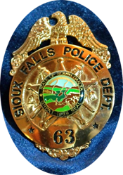 Sioux Falls Police Dept. State of Souht Dakota Great Seal (USA): 
