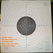 Pistola Beretta 98FS cal. 9x21 IMI INOX