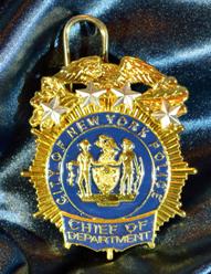 City of new York Police CHIEF OF DEPARTMENT 