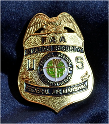 FAA Aviation Security US Federal Air Marshal Federal Aviation Administration USA